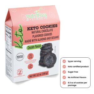 Natural KETO Chocolate Flavored Cookies