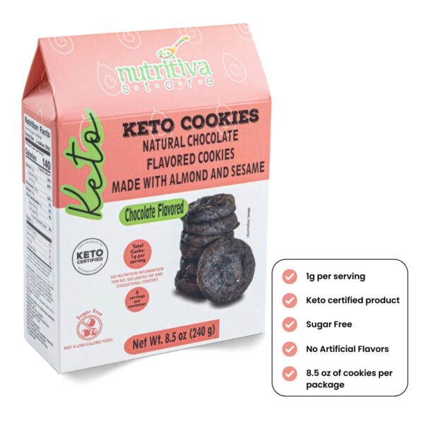 Natural KETO Chocolate Flavored Cookies