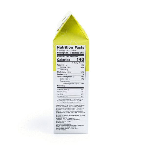 Natural Keto Lemon Flavored Cookies - Image 2