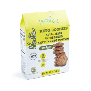 Natural Keto Lemon Flavored Cookies